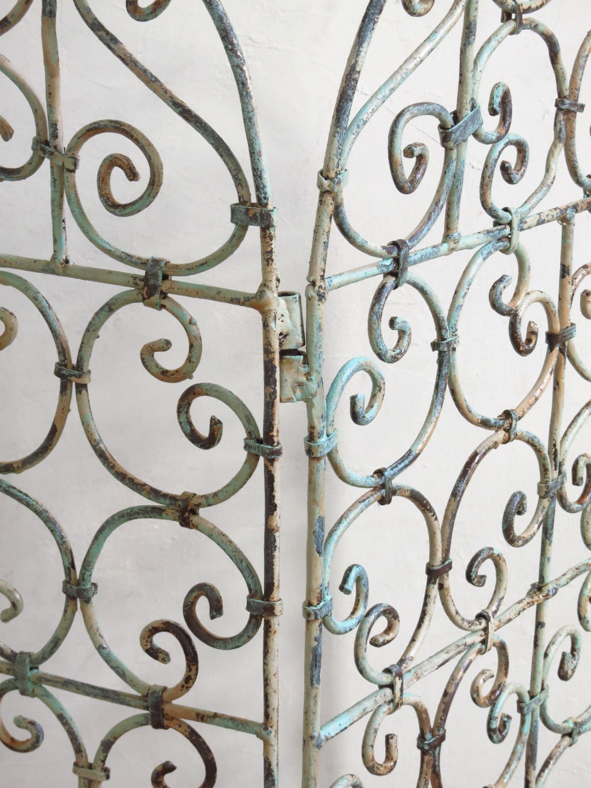 Paravent Ancien Fer Forge Grille De Separation Piece De Decoration