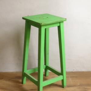 tabouret industriel bois