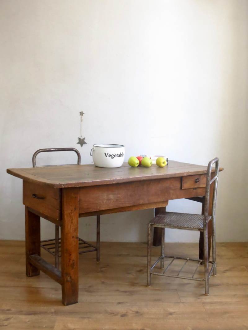 Table de ferme en bois massif