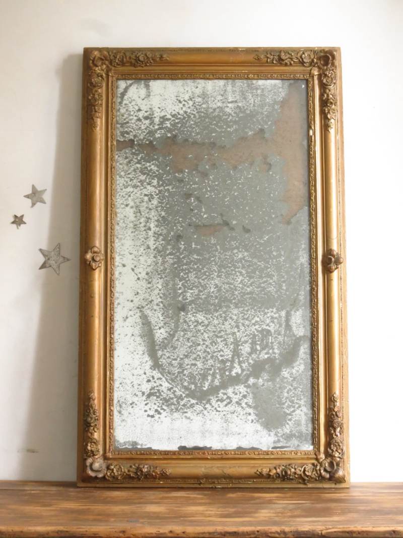 Miroir ancien époque restauration