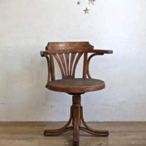 Fauteuil Thonet pivotant américain