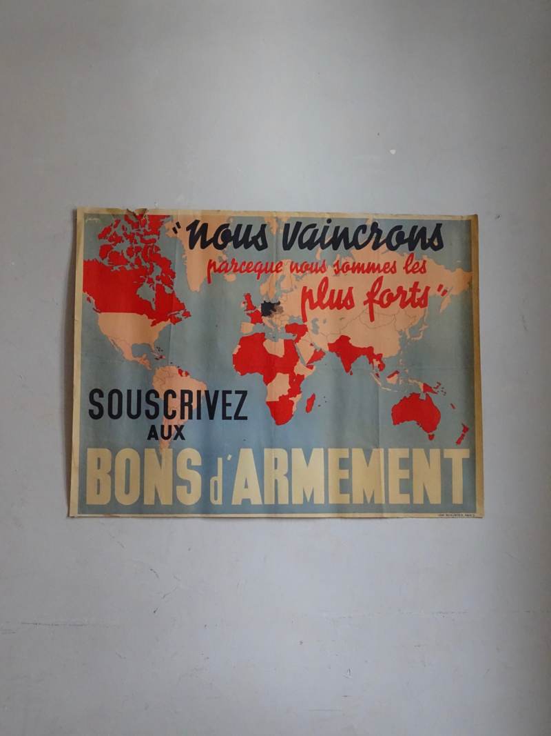 Affiche bons de d'armements