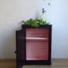 Buffet parisien noir et rose -