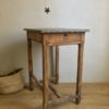 Billot zinc table d'atelier