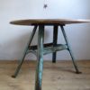 Table industriel ronde