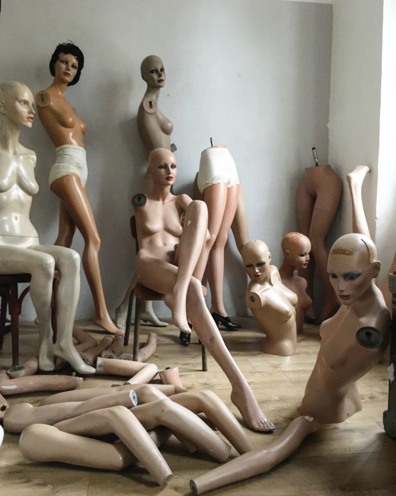 Mannequin vitrine