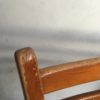 Chaise vintage skai jaune