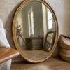 Miroir ovale ancien grand format