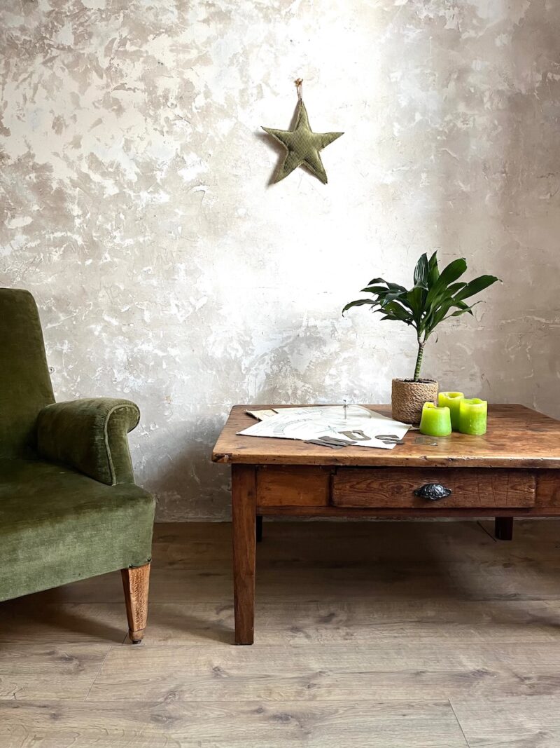 Table de ferme basse