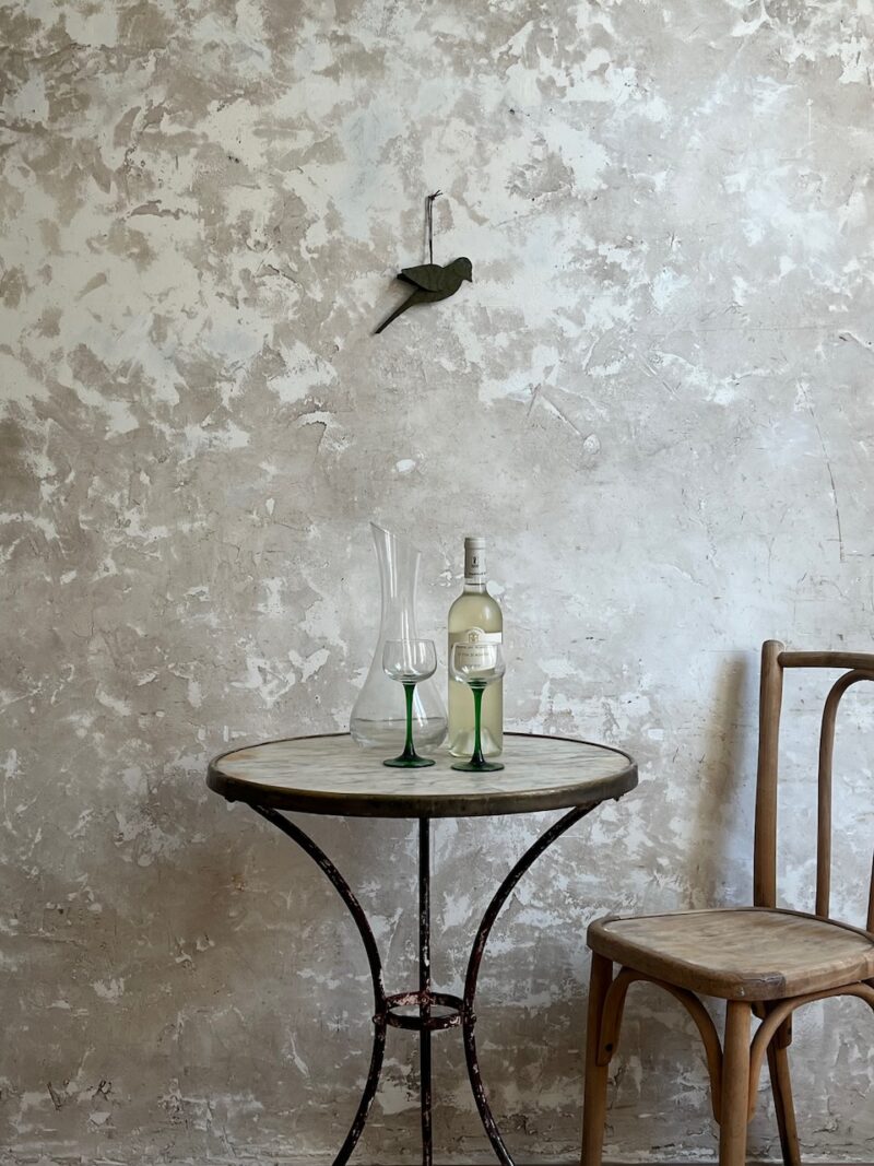 Table bistrot marbre