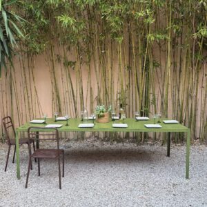 table d'atelier marche aux fleurs metal