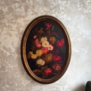 Huile sur toile, nature morte, Pia Longinotti